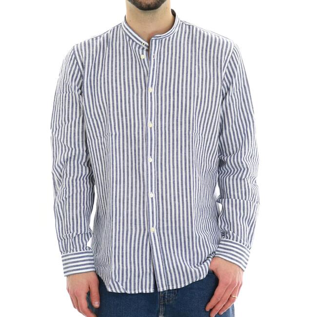 CAMICIA FANTASIA RIGHE BL11 - Mad Fashion | img vers.1300x/